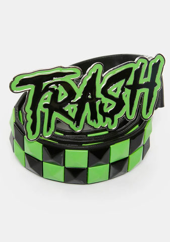 Trash To Treasure Studded Belt