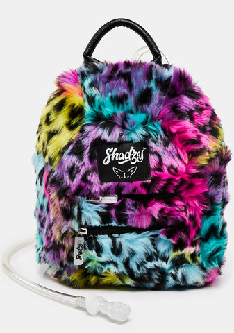 Rainbow Cheetah Hydration Backpack
