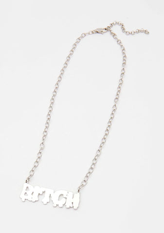 Strong Dislike Charm Necklace