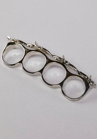 Wait And Bleed Four Finger Ring