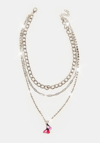 Wings Of Change Layered Necklace