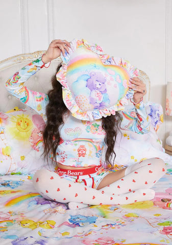 Kingdom Of Caring Heart Shaped Pillow