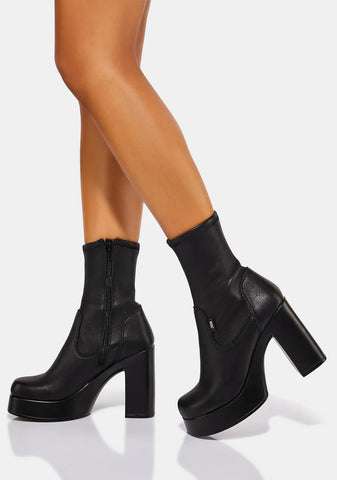 Nikki Heeled Ankle Boots