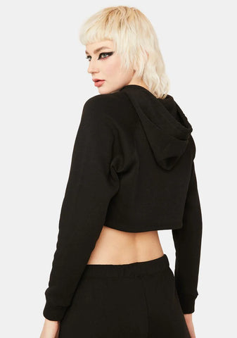 Some Girls Cropped Hoodie