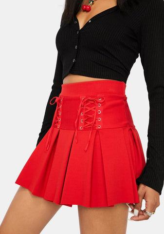 Ruby Modern School Girl Pleated Skort