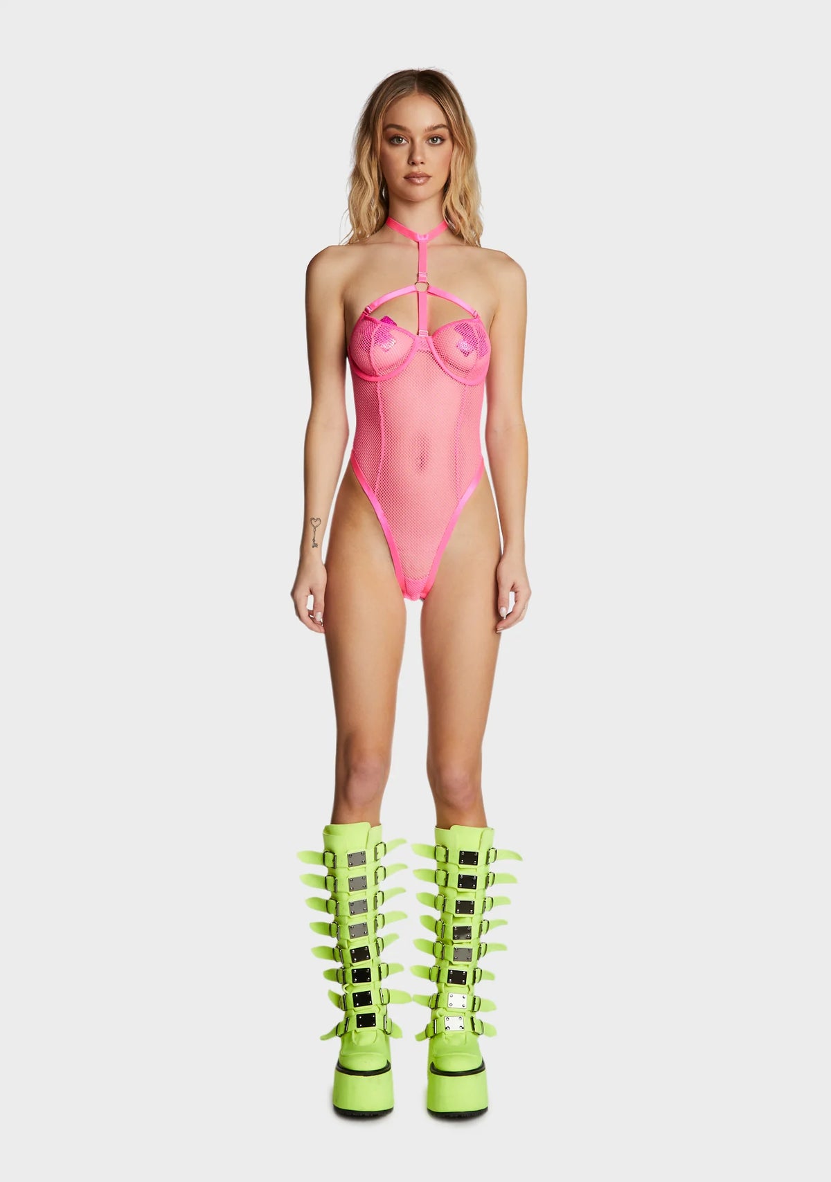 All Night Fishnet Bodysuit