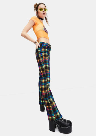 Into The Groove Plaid Pants