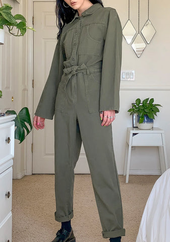 Dark Green Jumpsuit
