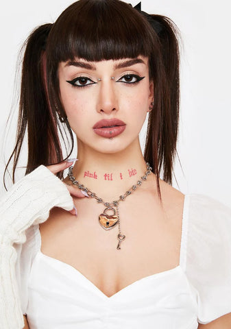 No More Drama Knot Chain Necklace