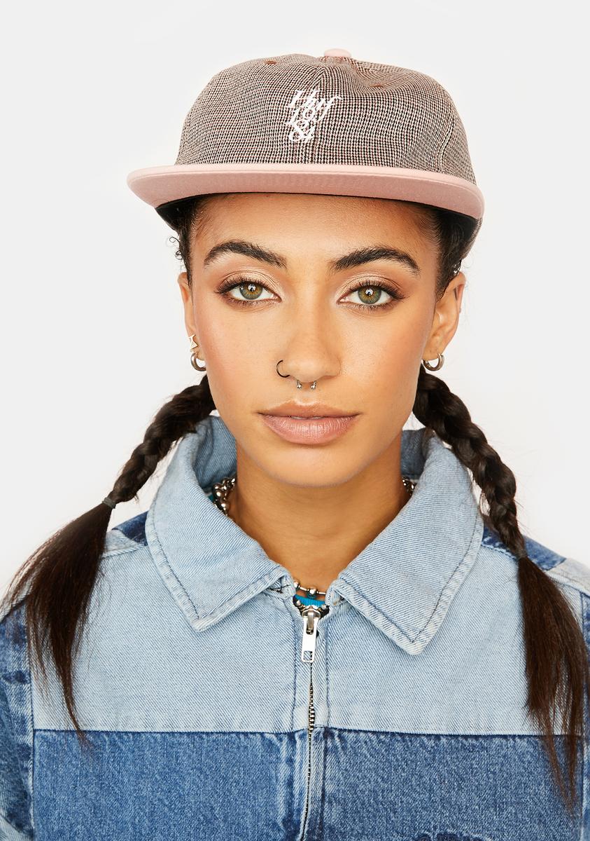 Micro Houndstooth 6 Panel Hat