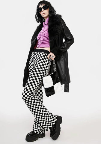 Night On The Move Checkered Pants