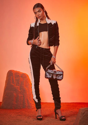 Vintage Taste Velour Track Jacket