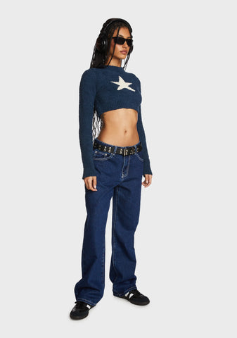Low Rise Baggy Mom Jeans