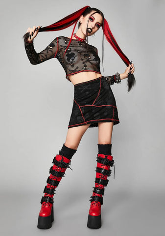 Sweet Revenge Fishnet Top