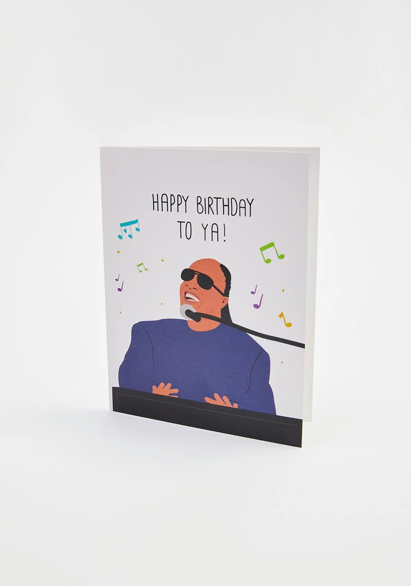 Stevie Wonder Card
