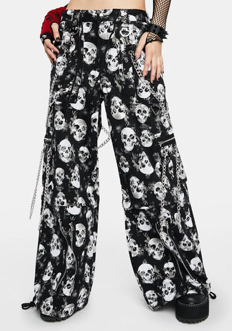 Chain To Chain Skull Pants