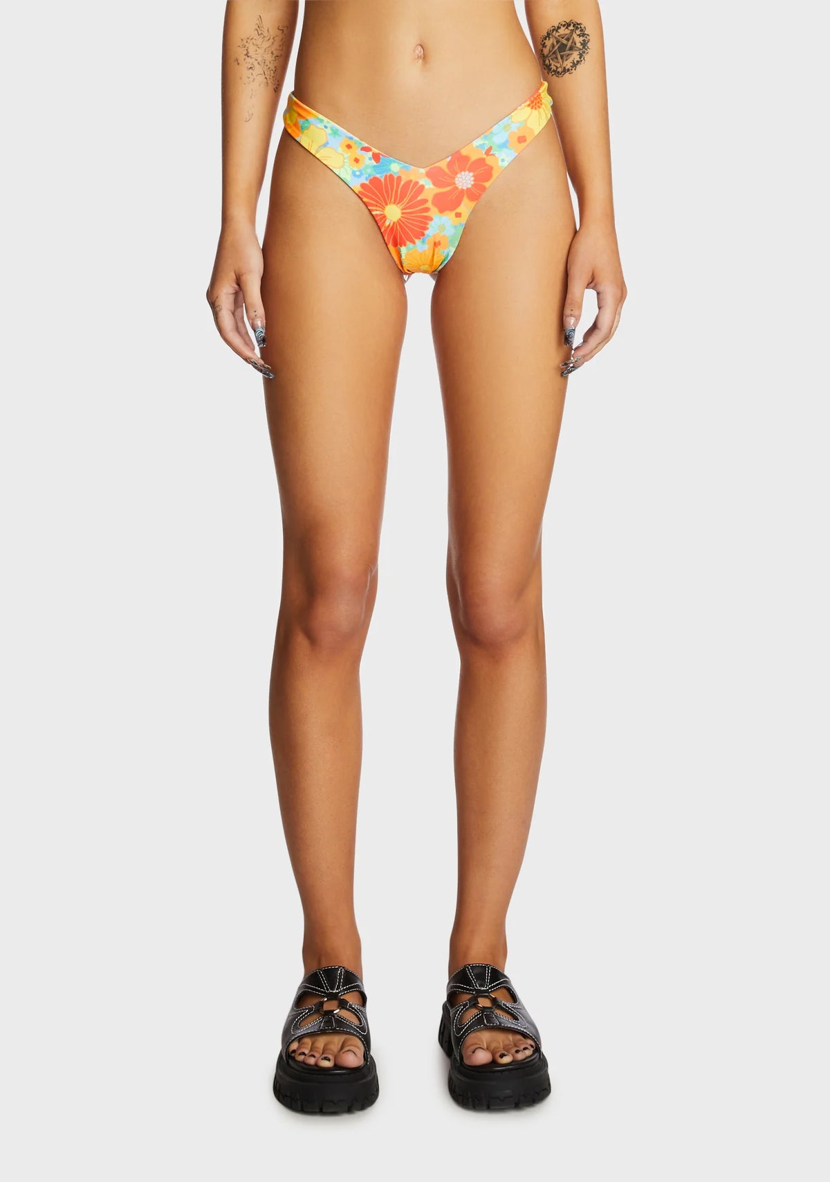 Y Cheeky Bikini Bottom - Rumba Rose