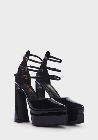 Call Me Up Platform Heels