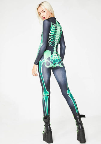 Acid Bones Skeleton Catsuit