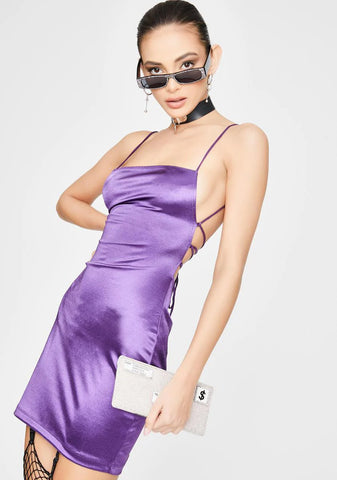 Purple Kozue Mini Dress