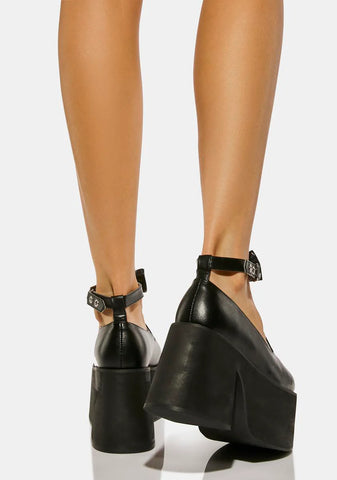 Don't Cross Meow Mary Janes