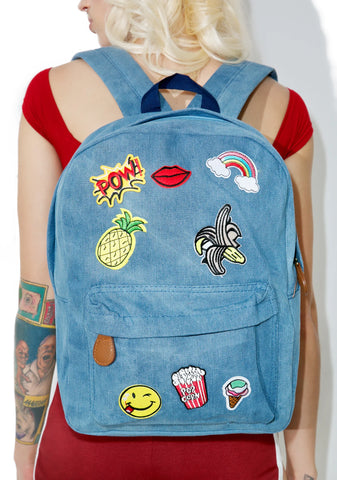 New Flair Patch Backpack