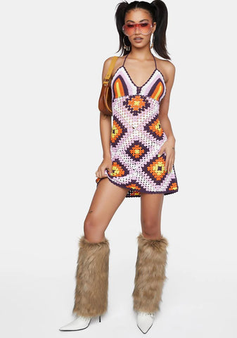 Born To Lead Crochet Dress