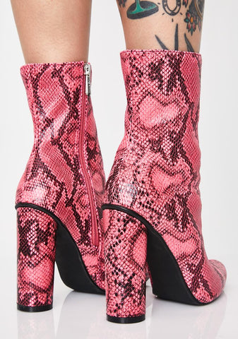 Sweet Medusa Slay Ankle Boots