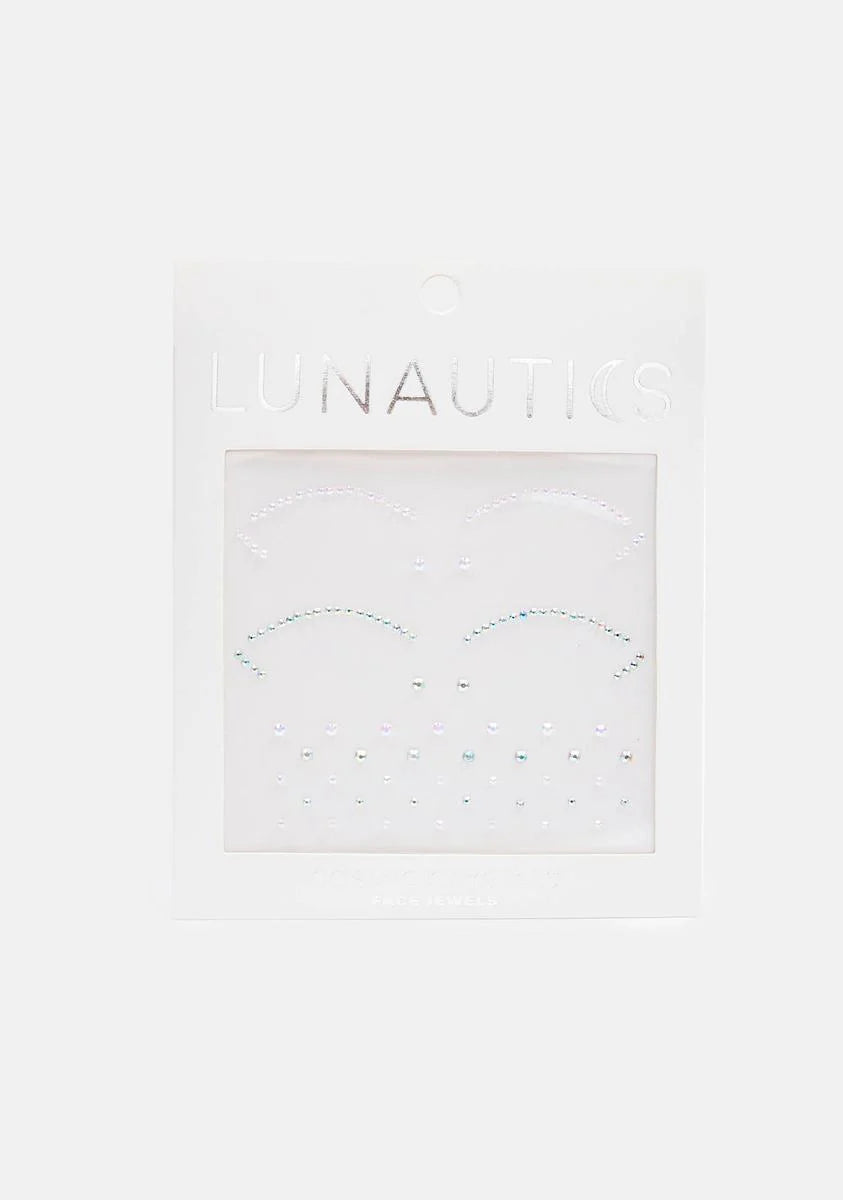 Lavender Iridescent Cut Crease Face Jewels