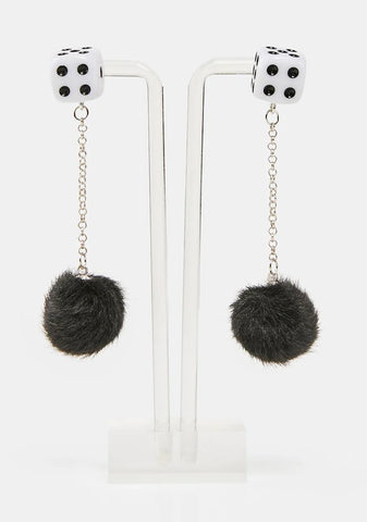 Loaded Dice Drop Earrings