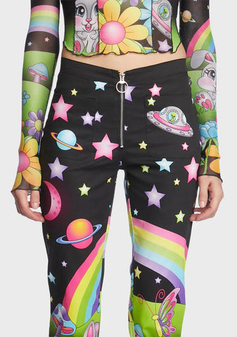 Happy Planet Graphic Pants