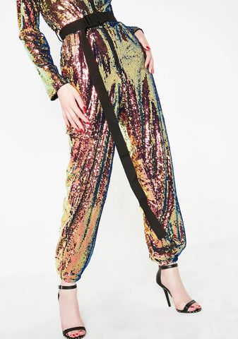 Cosmic Deviant Sequin Jumpsuit