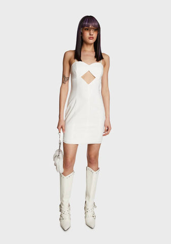 Unreal Romance Mini Dress - Off White