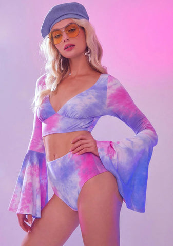 Wild Direction Bell Sleeve Set