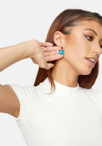 Admit My Feelings Heart Earrings
