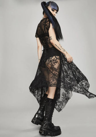 Noir Dearly Departed Lace Dress