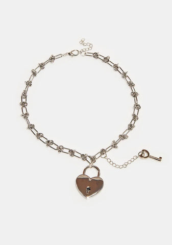 No More Drama Knot Chain Necklace