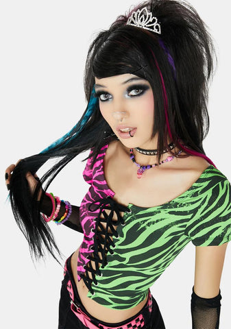 Drop A Heart Two Tone Top