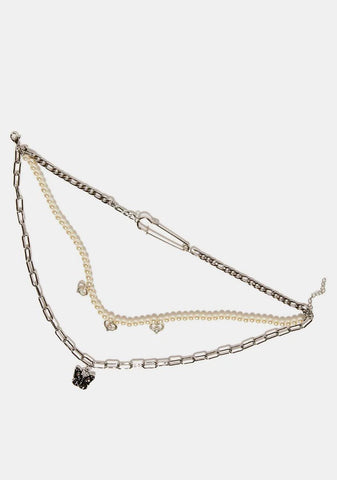 Clipped Wings Layered Necklace