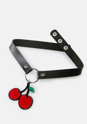 Tongue Twister Cherry Choker