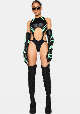 Moto Cut-Out Bodysuit