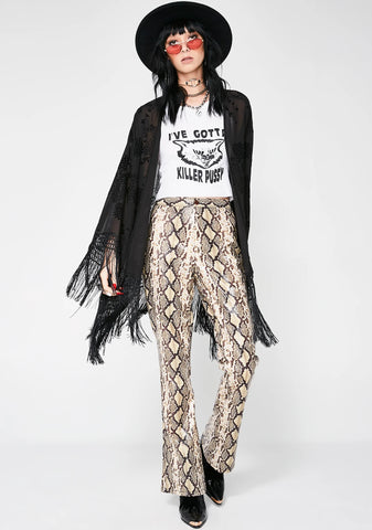 Festie Fever Sheer Kimono