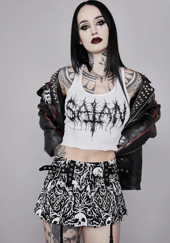 Trading Nightmares Pleated Skirt