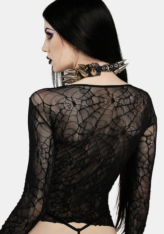 Taking Over Me Mesh Top