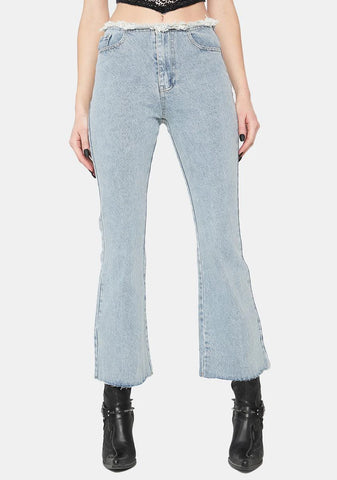 Rock Goddess Frayed Jeans