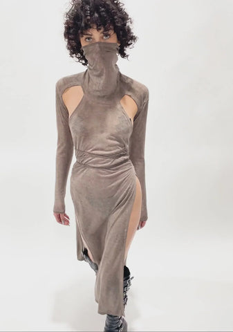 Atmosphere High Slit Maxi Dress