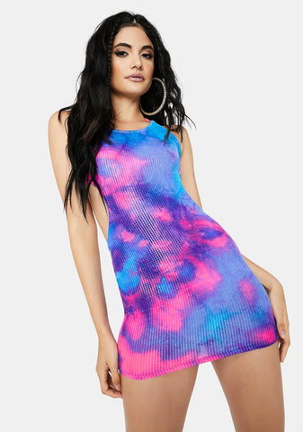 Trippy Galactic Lover Mini Dress