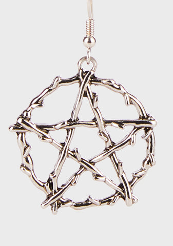 Thorny Persuasion Hoop Earrings