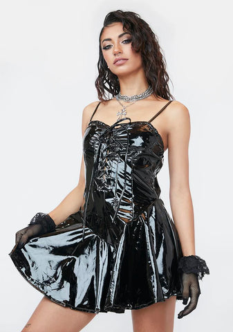 Slick Maximized Pleasure Mini Dress