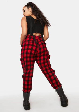 Plus Beg Me To Stay Cargo Pants